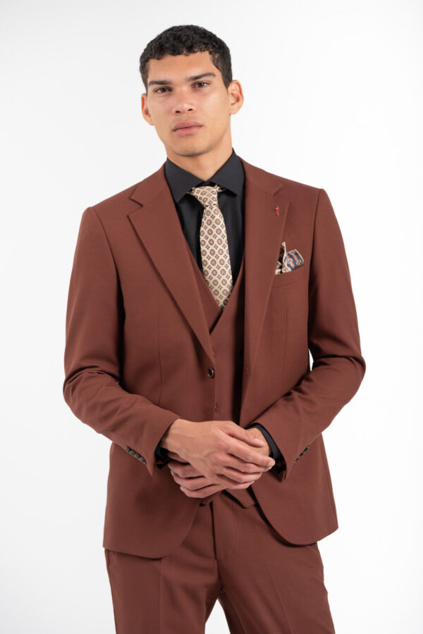 Κοστούμι Vittorio 100-2526-ADRIANO CINNAMON - Image 8