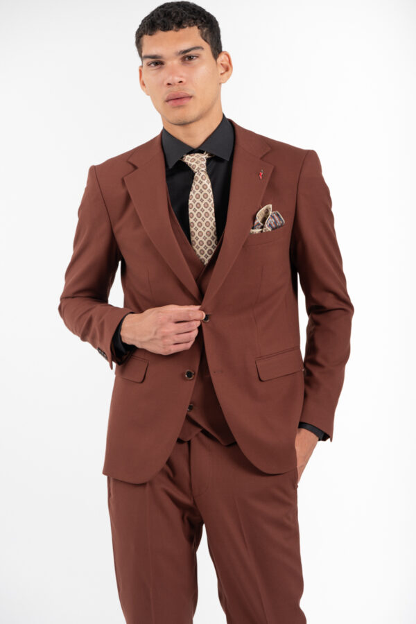 Κοστούμι Vittorio 100-2526-ADRIANO CINNAMON - Image 9