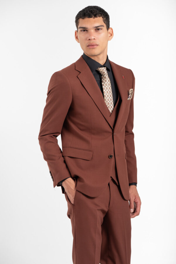 Κοστούμι Vittorio 100-2526-ADRIANO CINNAMON - Image 12