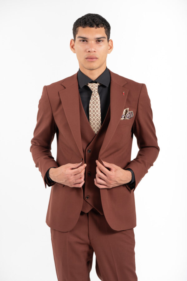 Κοστούμι Vittorio 100-2526-ADRIANO CINNAMON - Image 17