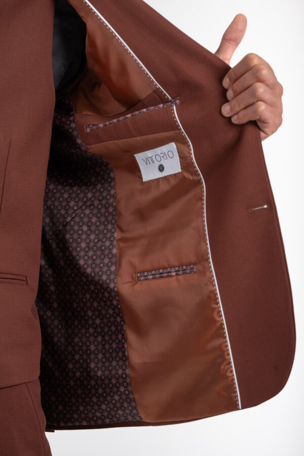Κοστούμι Vittorio 100-2526-ADRIANO CINNAMON - Image 32