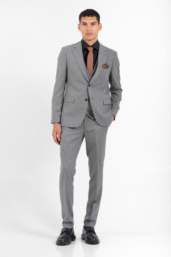 Κοστούμι Vittorio 100-2526-ADRIANO GREY - Image 4