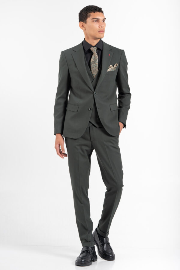 Κοστούμι Vittorio 100-2526-ADRIANO OLIVE - Image 5