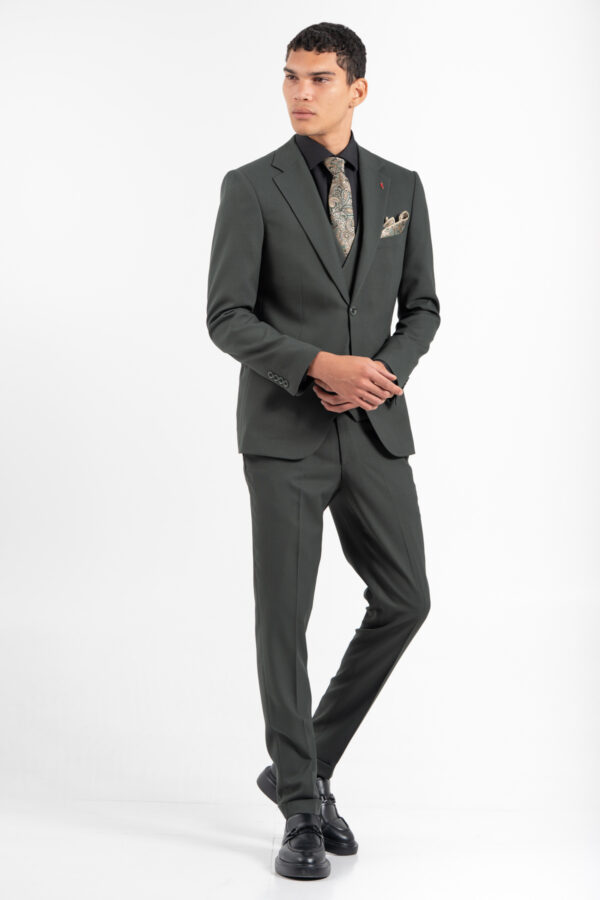 Κοστούμι Vittorio 100-2526-ADRIANO OLIVE - Image 6