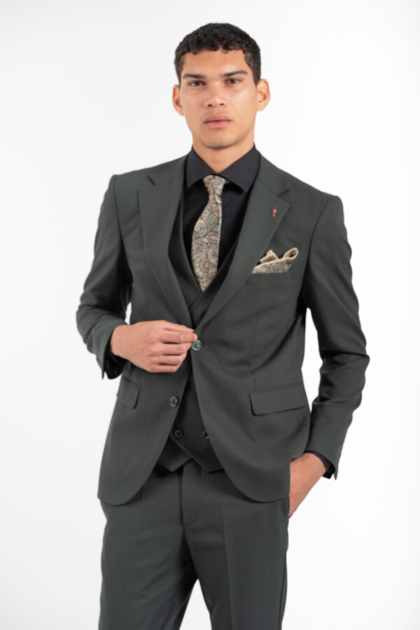 Κοστούμι Vittorio 100-2526-ADRIANO OLIVE - Image 14