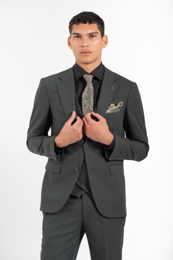 Κοστούμι Vittorio 100-2526-ADRIANO OLIVE - Image 12