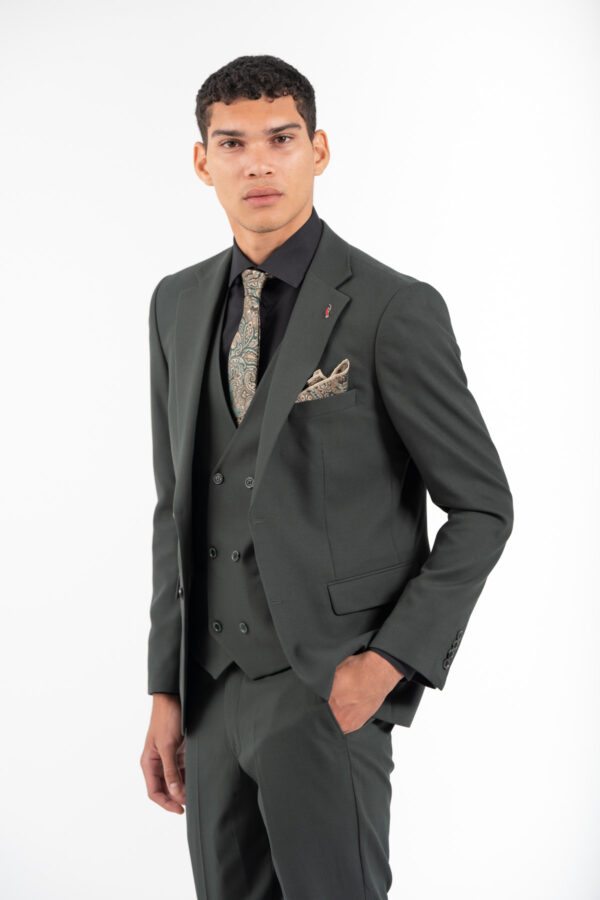 Κοστούμι Vittorio 100-2526-ADRIANO OLIVE - Image 13