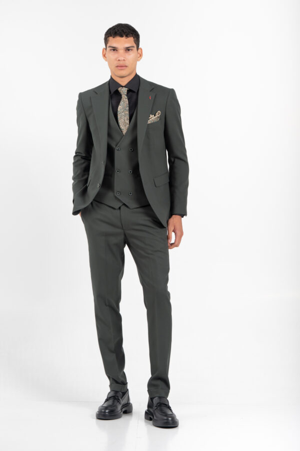 Κοστούμι Vittorio 100-2526-ADRIANO OLIVE - Image 8