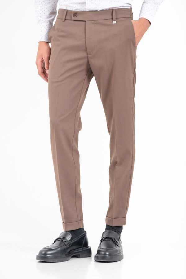 Παντελόνι Vittorio 500-2526-DIVERSO-3 BROWN - Image 2