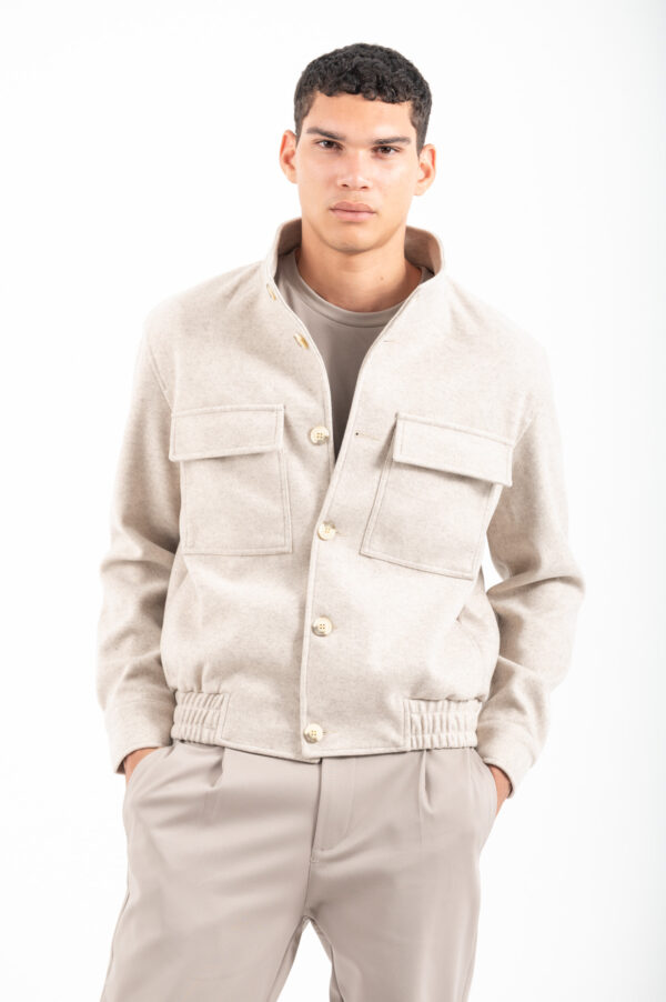 Μπουφάν Vittorio 600-2526-ΜΑΖΖΑΝΟ BEIGE - Image 2