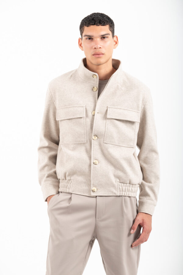 Μπουφάν Vittorio 600-2526-ΜΑΖΖΑΝΟ BEIGE - Image 3