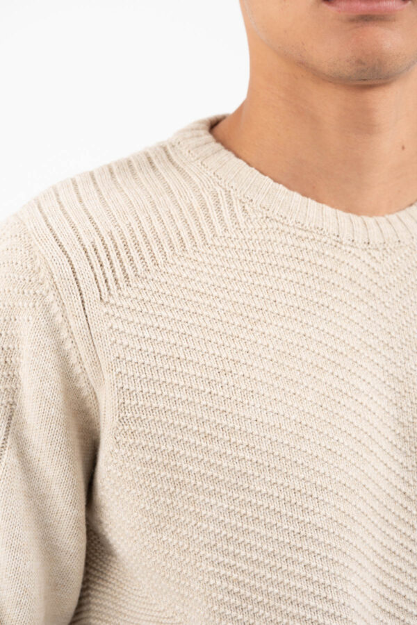 Πλεκτό Vittorio 700-2526-008 BEIGE - Image 8
