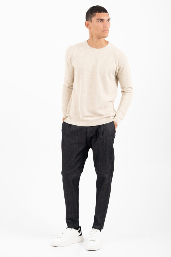 Πλεκτό Vittorio 700-2526-009 BEIGE - Image 3