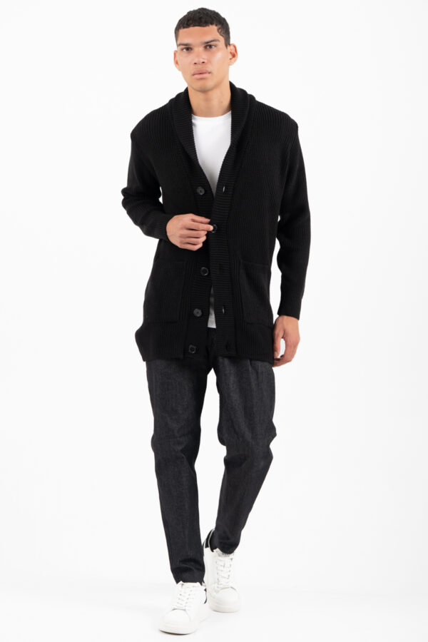 Πλεκτό Vittorio 700-2526-011 BLACK - Image 3