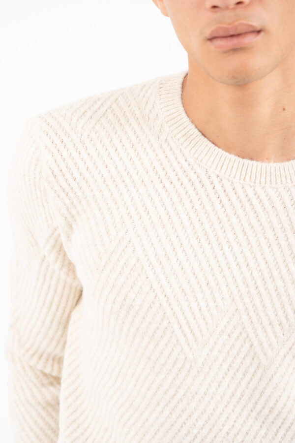 Πλεκτό Vittorio 700-2526-010 BEIGE - Image 7