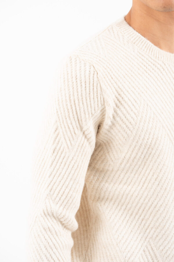 Πλεκτό Vittorio 700-2526-010 BEIGE - Image 6