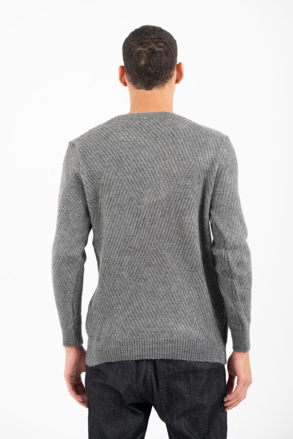 Πλεκτό Vittorio 700-2526-010 GREY - Image 6