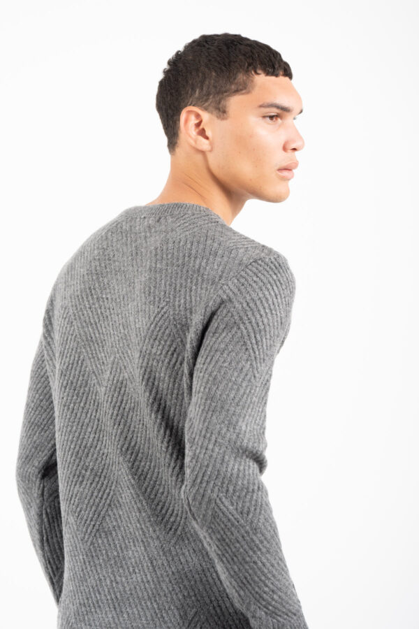 Πλεκτό Vittorio 700-2526-010 GREY - Image 7