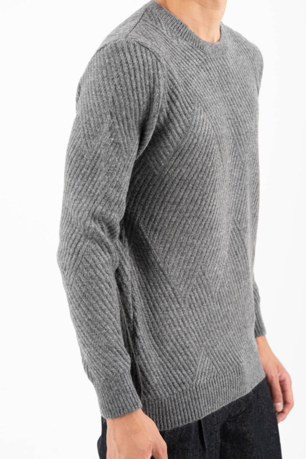 Πλεκτό Vittorio 700-2526-010 GREY - Image 5