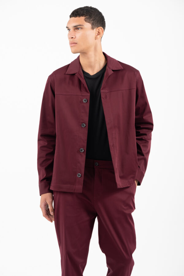 Overshirt Vittorio 300-2526-SALETTO BORDEAUX - Image 7