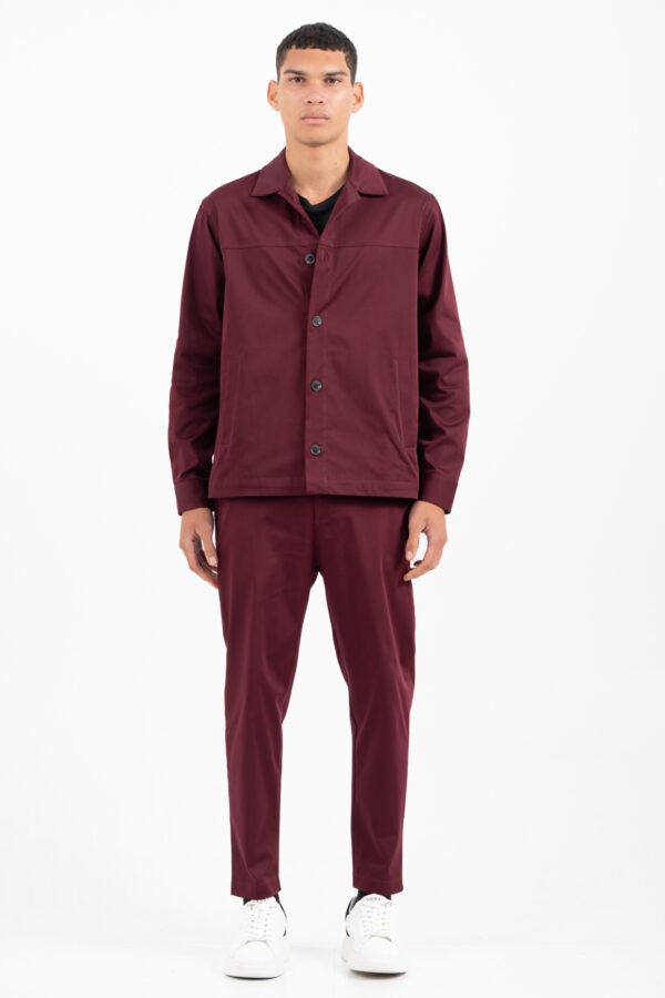 Overshirt Vittorio 300-2526-SALETTO BORDEAUX - Image 4