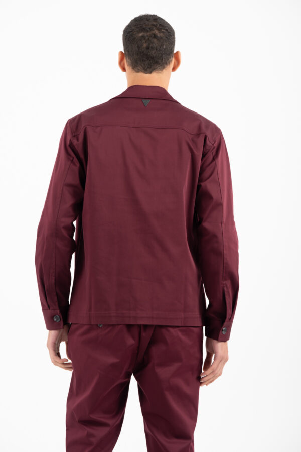 Overshirt Vittorio 300-2526-SALETTO BORDEAUX - Image 11