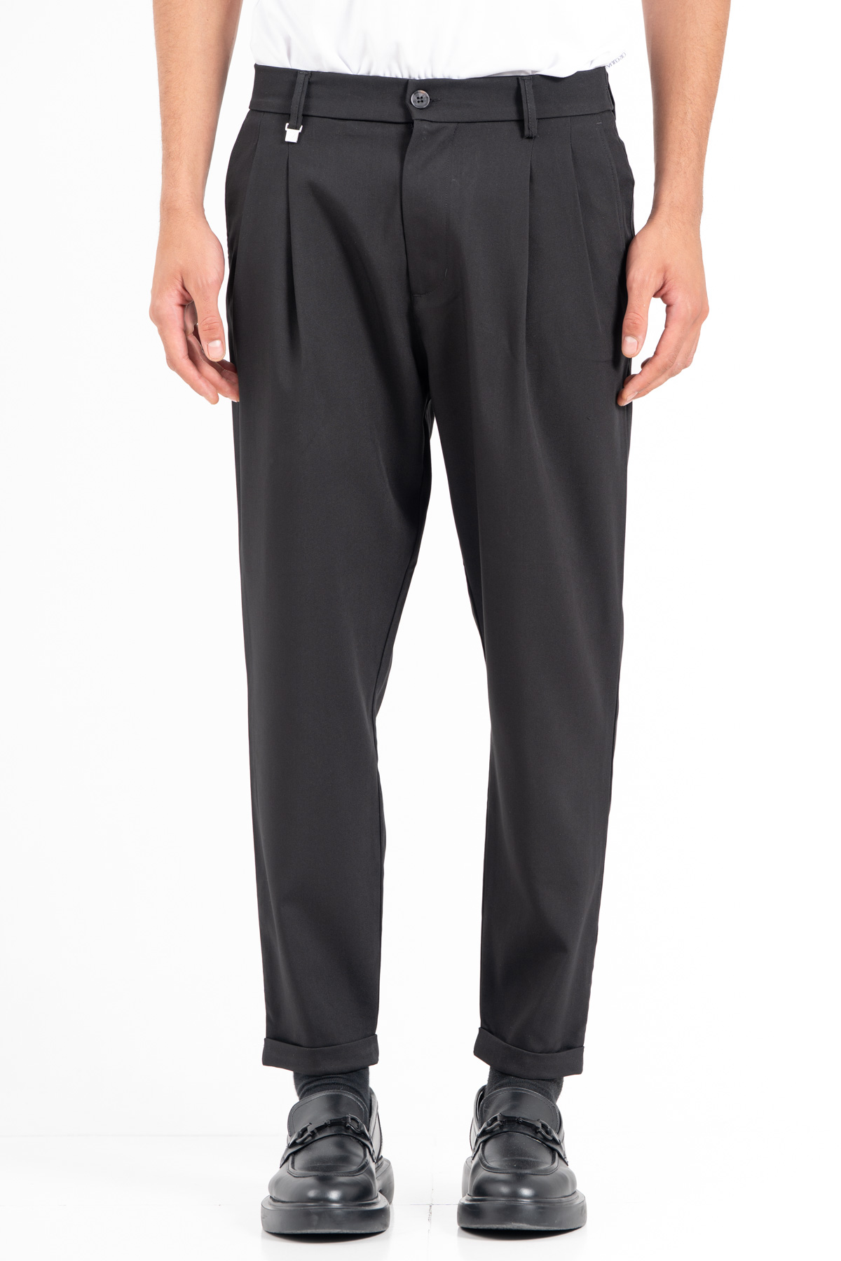 1-1.jpg Παντελόνι Vittorio 500-2526-ARZANO BLACK - Image 1