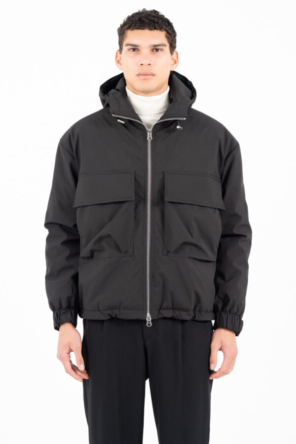 Μπουφάν bomber Vittorio 600-2526-BALSANO BLACK