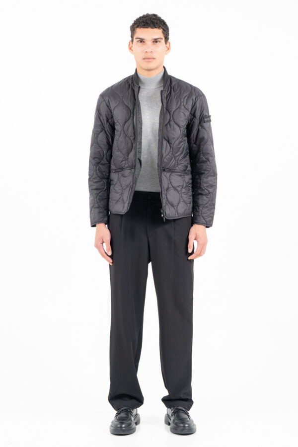 Μπουφάν bomber Vittorio 600-2526-TREVISO BLACK