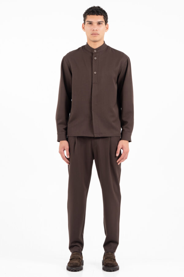 Overshirt Vittorio 300-2526-MORRONE BROWN