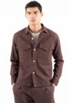 Overshirt Vittorio 300-2526-BIAGIO BROWN - Image 3