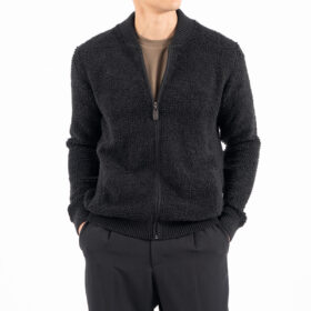 Πλεκτή ζακέτα Vittorio 700-2526-005 BLACK