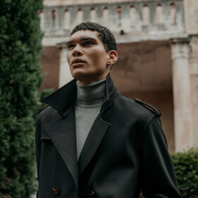 Παλτό Vittorio 400-2526-MORELO BLACK