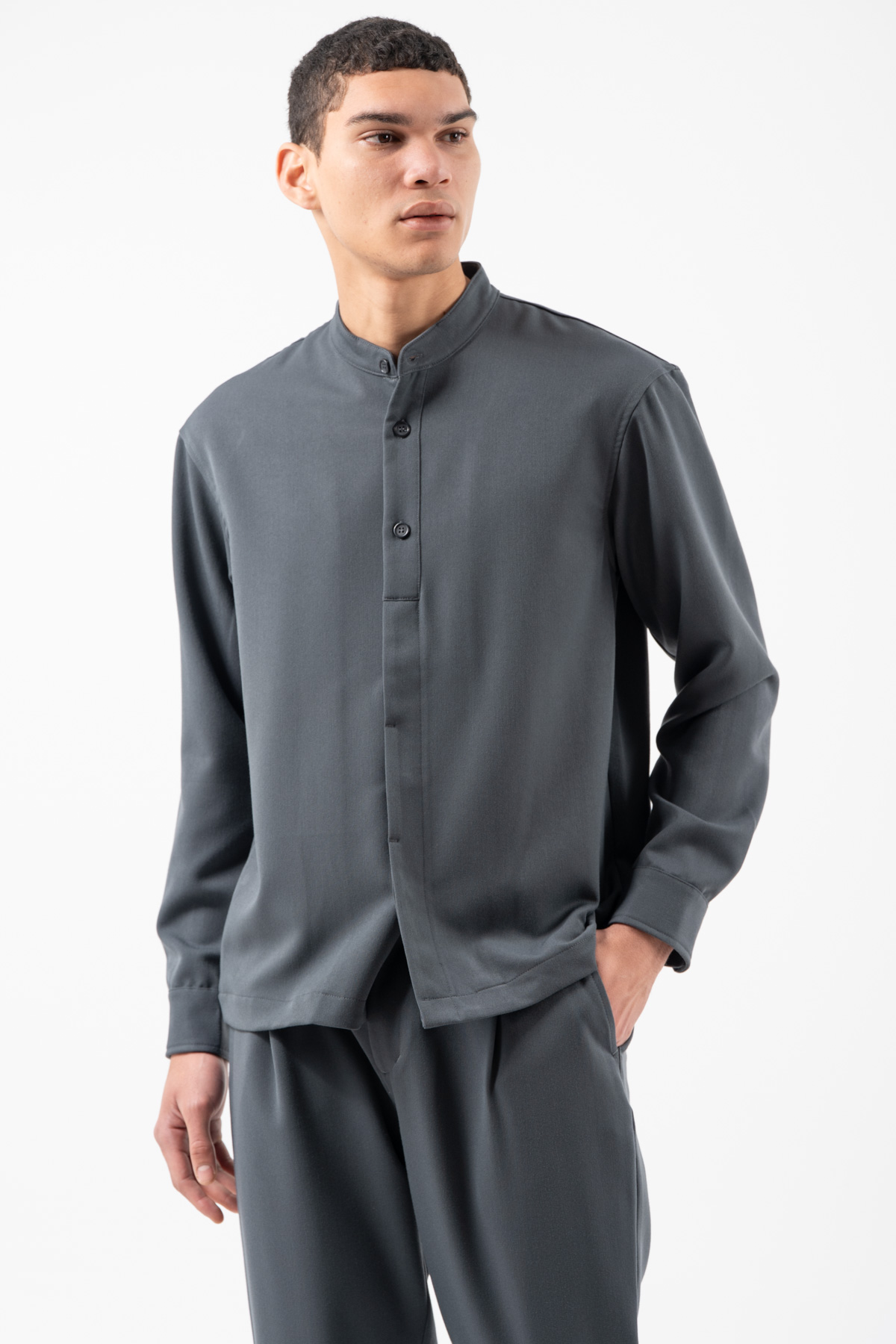 1-4.jpg Overshirt Vittorio 300-2526-MORRONE GREY - Image 1