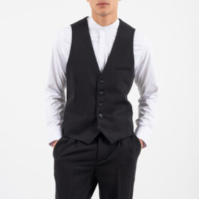 Γιλέκο Vittorio 1100-2526-VINTO BLACK