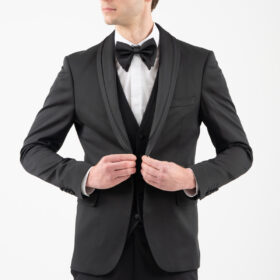 Κοστούμι γαμπριάτικο Vittorio 100-26-SMOKIN-1 BLACK