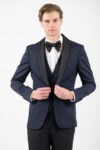 Κοστούμι γαμπριάτικο Vittorio 100-26-SMOKIN-1 BLUE - Image 6