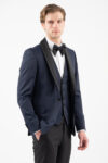Κοστούμι γαμπριάτικο Vittorio 100-26-SMOKIN-1 BLUE - Image 8
