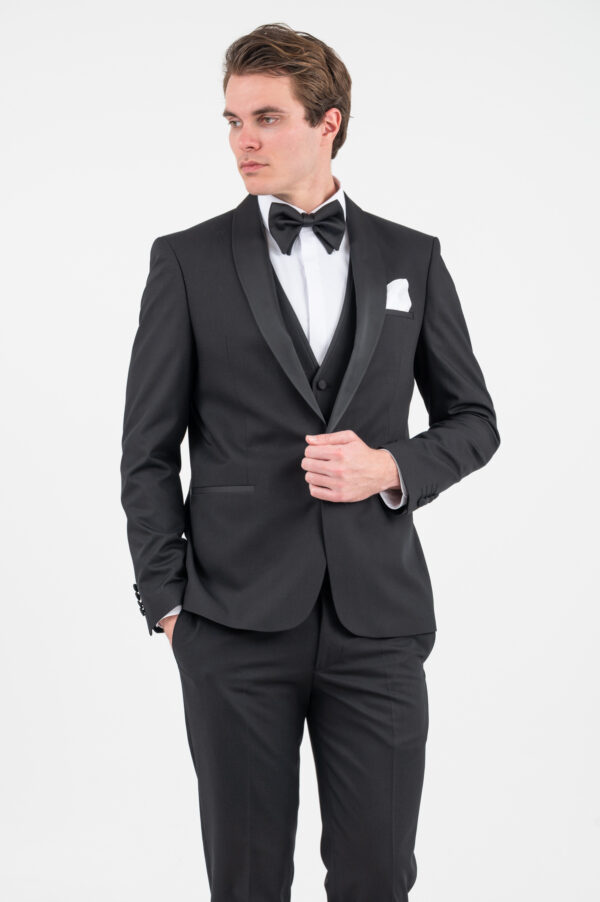 Κοστούμι γαμπριάτικο Vittorio 100-26-SMOKIN BLACK