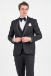 Κοστούμι γαμπριάτικο Vittorio 100-26-SMOKIN BLACK - Image 5