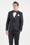 Κοστούμι γαμπριάτικο Vittorio 100-26-SMOKIN BLACK - Image 7
