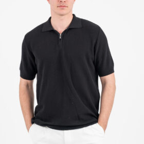 Πλεκτή μπλούζα Vittorio 700-26-002 BLACK