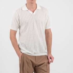 Πλεκτή μπλούζα Vittorio 700-26-004 ECRU