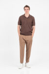 Πλεκτή μπλούζα Vittorio 700-26-005 BROWN - Image 2