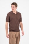 Πλεκτή μπλούζα Vittorio 700-26-005 BROWN - Image 5