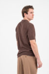 Πλεκτή μπλούζα Vittorio 700-26-005 BROWN - Image 6