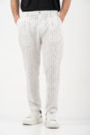 Παντελόνι Vittorio 500-26-DAVIDE OFF WHITE