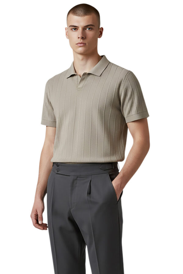 Πλεκτή μπλούζα Vittorio 700-26-003 BEIGE