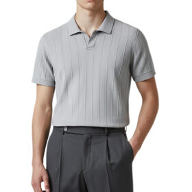 Πλεκτή μπλούζα Vittorio 700-26-003 GREY