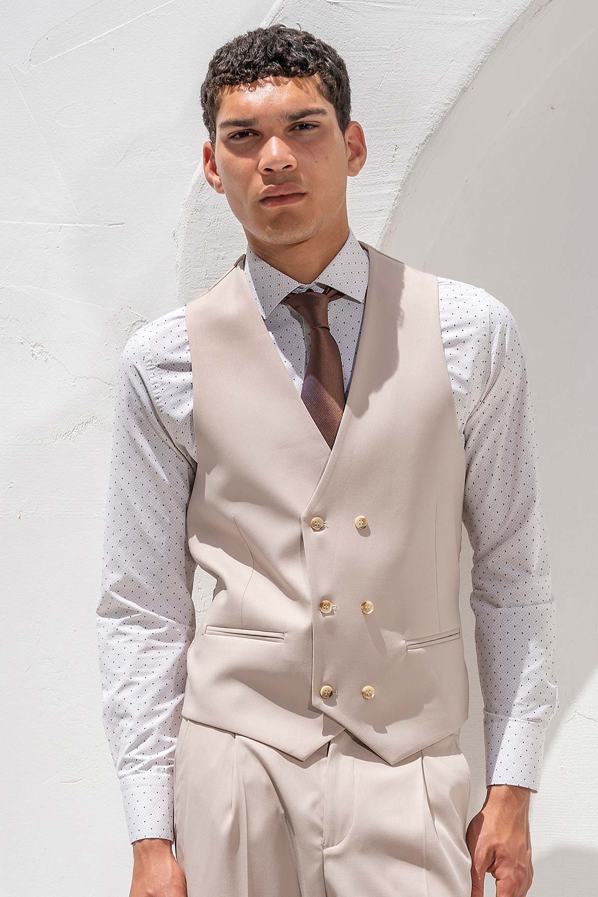 1-1100-26-SPEZZIA.jpg Γιλέκο Vittorio 1100-26 SPEZZIA BEIGE - Image 1